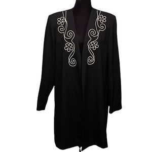 Vintage 90s Artsy Long Blazer